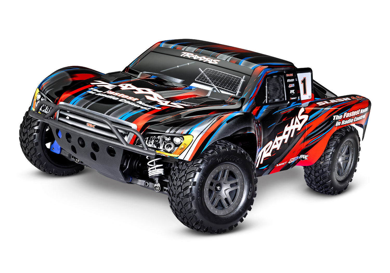 Traxxas Slash 4X4 Brushed 1/10 Scale 4WD Short Course Truck TRA68054-1