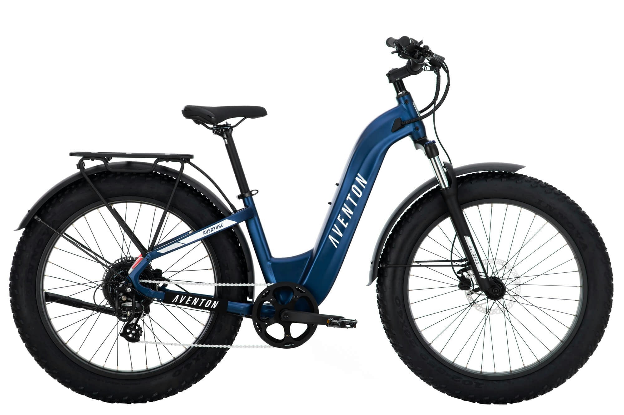 aventon aventure.2 electric bicycle Aventon Aventure 2 Step Through Fat Tire Ebike | Large Size | Cobalt Blue | 1130W Peak Power | 45KM/H Top Speed