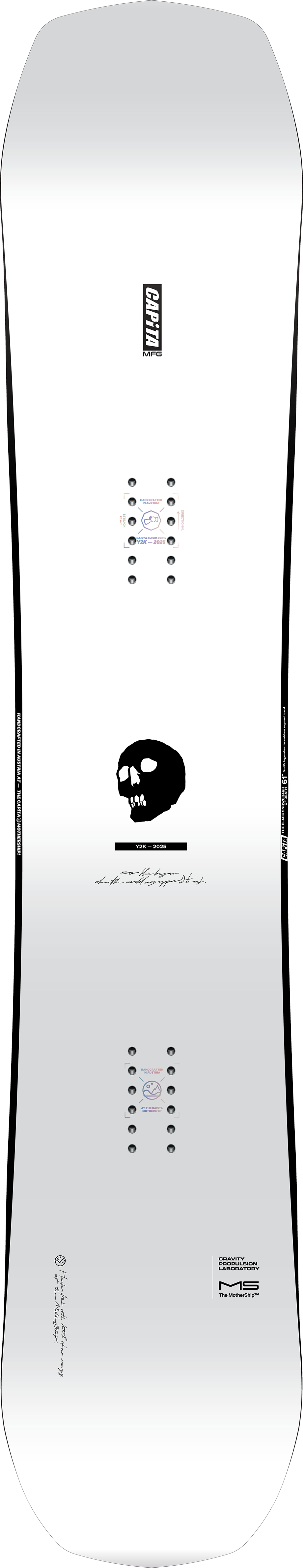 Capita Black Snowboard of Death Snowboard