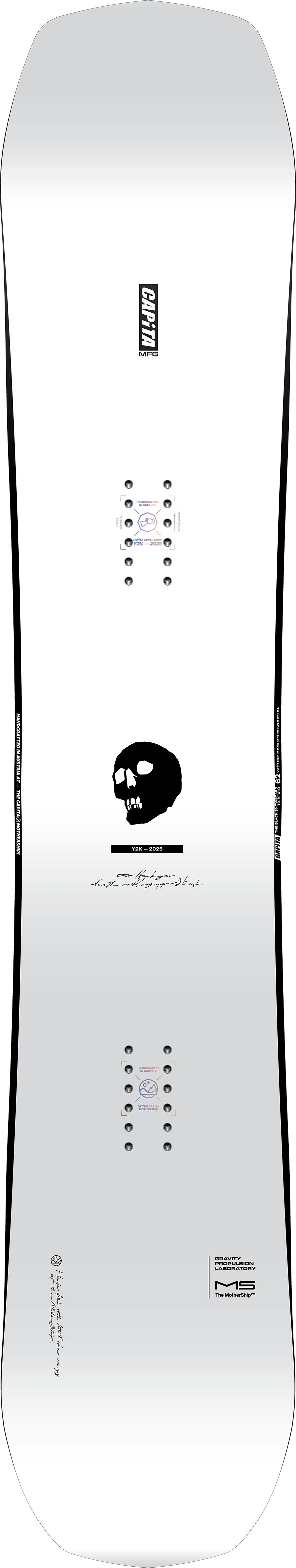 Capita Black Snowboard of Death Snowboard