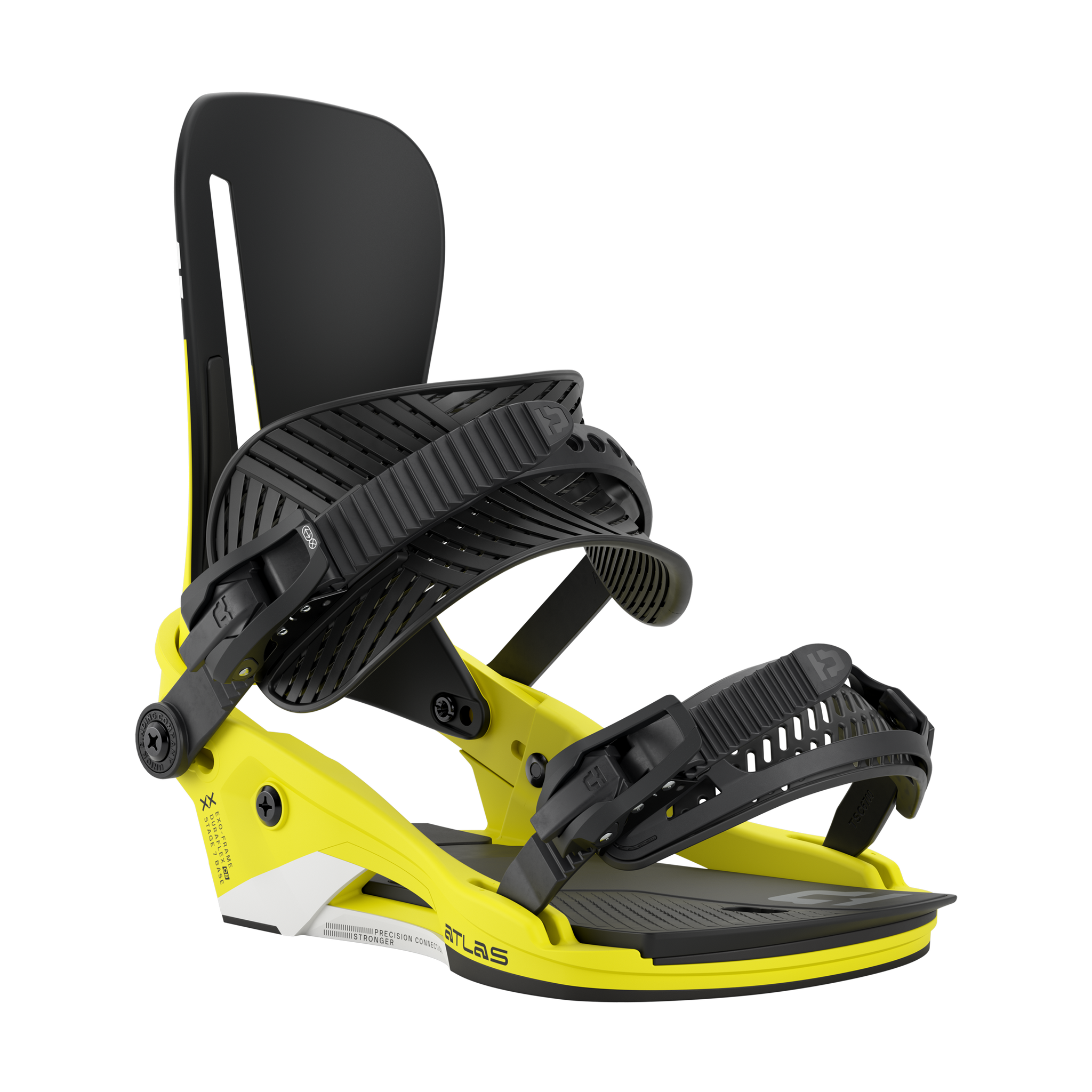Union Atlas Snowboard Bindings Hype Yellow L