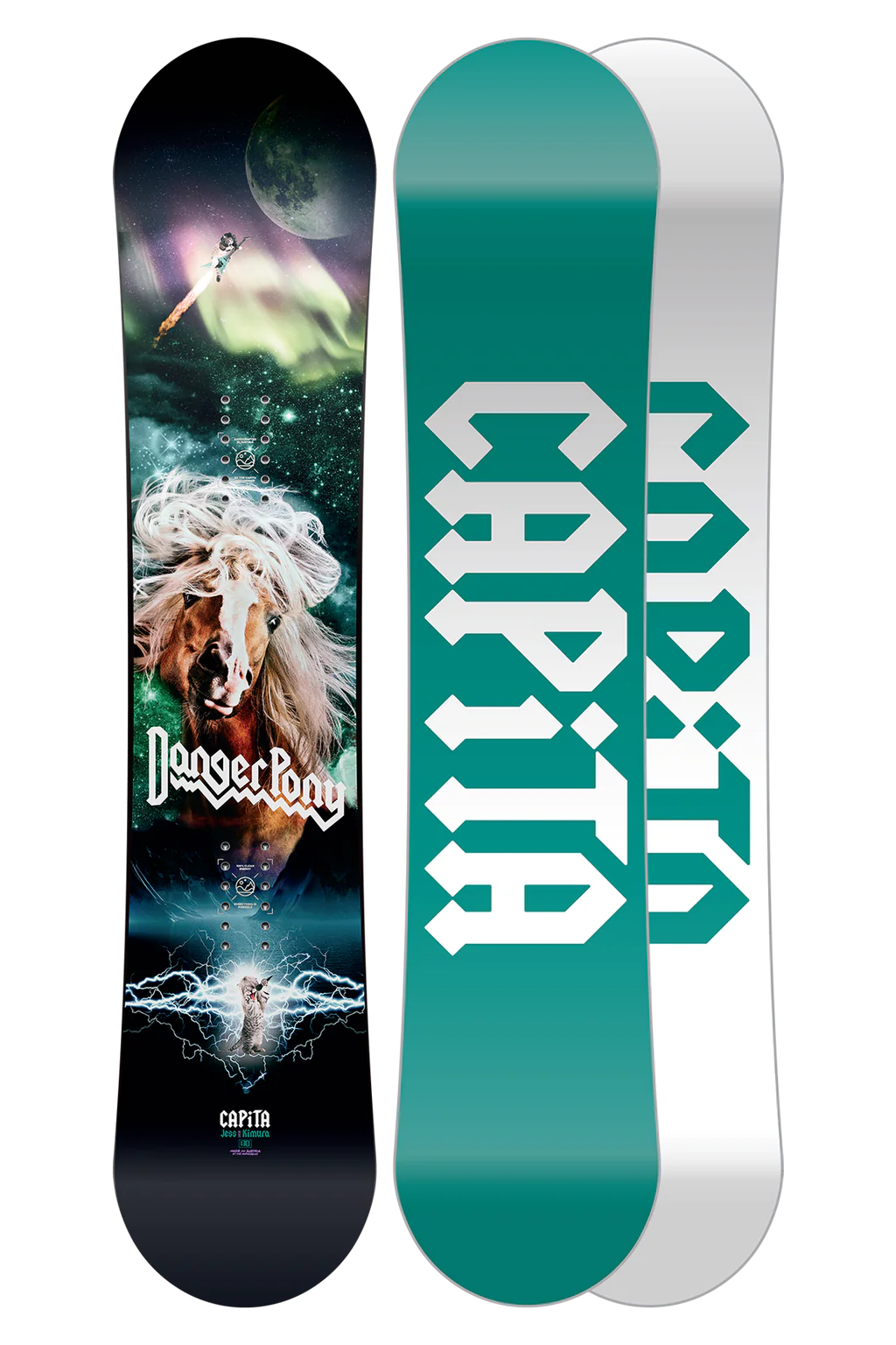 2018 capita danger pony snowboard new jess kimura pro 2024 CAPiTA Jess Kimura Mini Children's Snowboard