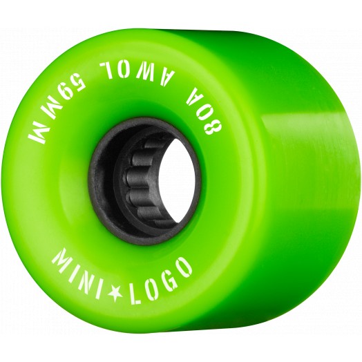 Mini Logo AWOL Skateboard Wheels 59MM 80A GREEN 4PK