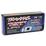 Traxxas 2820x Power Cell, 2200mAh, 7.4V 2-Cell 25C LiPo Battery - TRA2820X